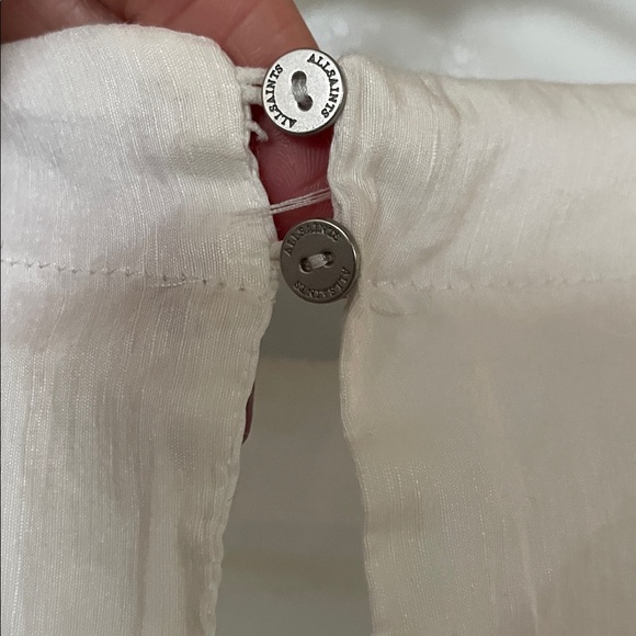 AllSaints US 6‎ White Blouse - Picture 8 of 8